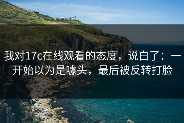 我对17c在线观看的态度，说白了：一开始以为是噱头，最后被反转打脸