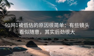 91网1被低估的原因很简单：有些镜头看似随意，其实后劲很大